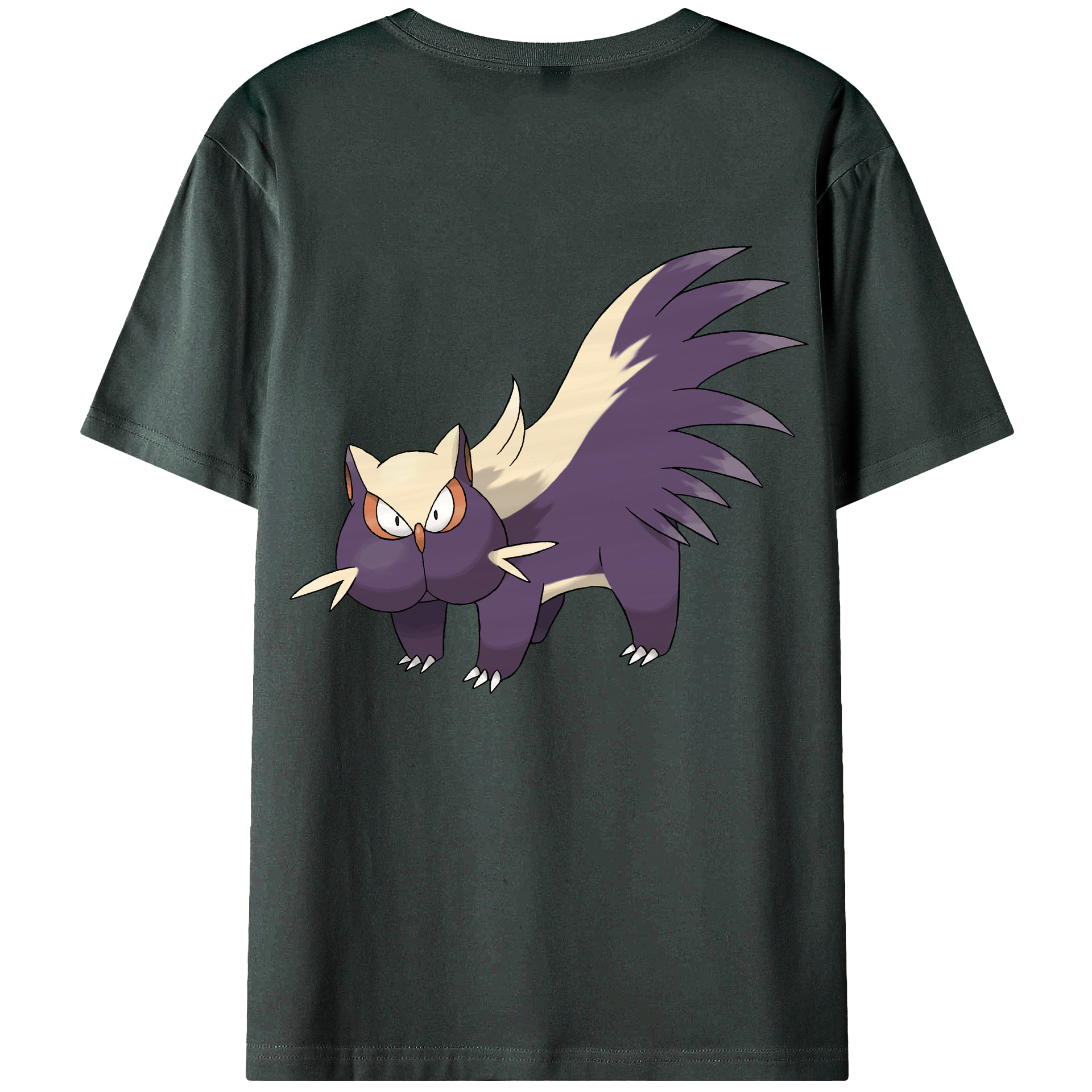 （画像用） ポケットモンスター Pokémon 綿100％ メンズ半袖Tシャツ（バックプリント） 通気性